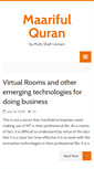 Mobile Screenshot of maarifulquran.net